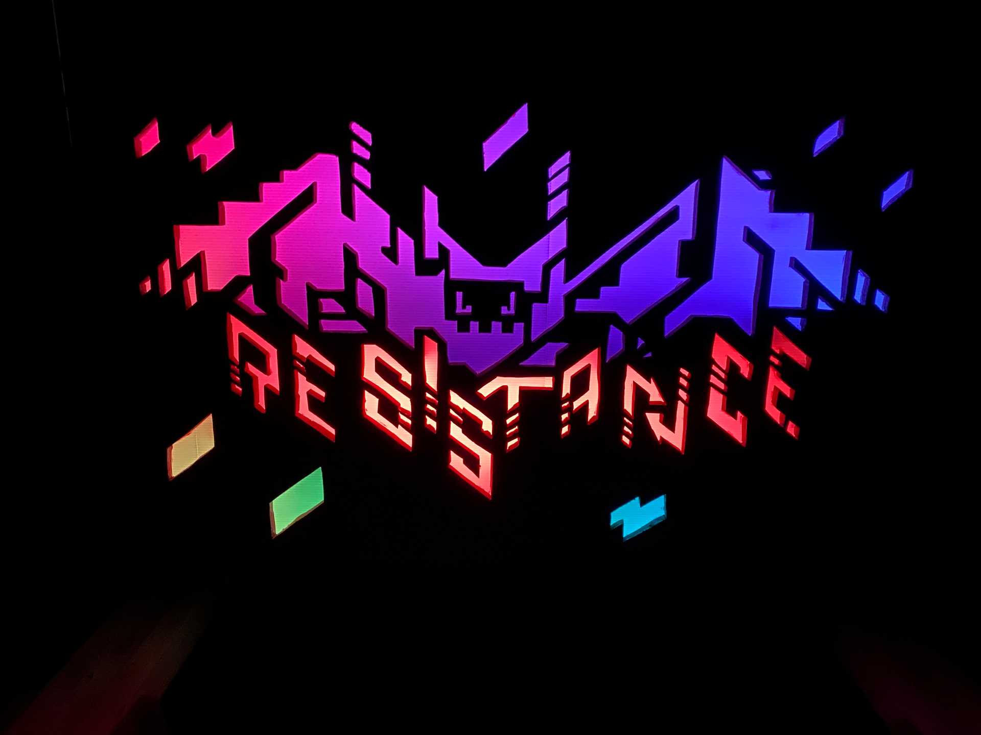 Resistance and the FLow Bats logo
